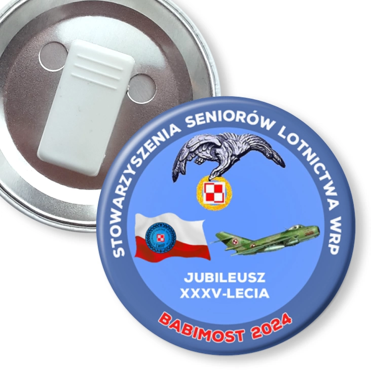 przypinka z żabką Babimost 2024