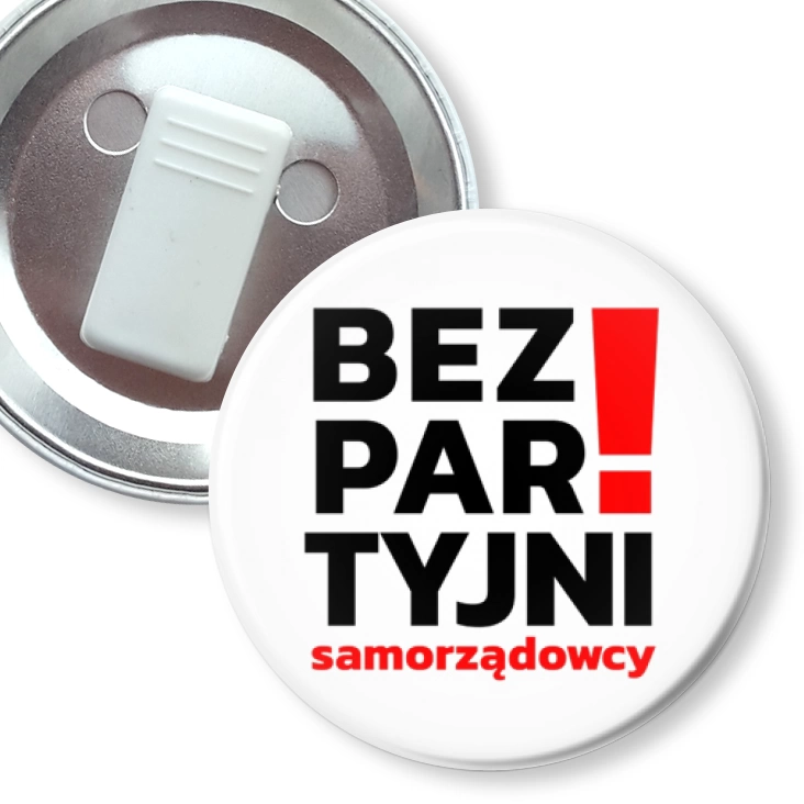 przypinka z żabką Bezpartyjni Samorządowcy