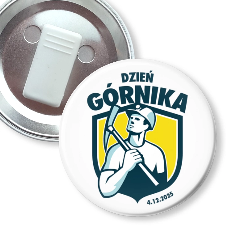 przypinka z żabką Dzień Górnika