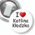 Przypinka z żabką I love Kotlina Kłodzka