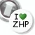 Przypinka z żabką I love ZHP