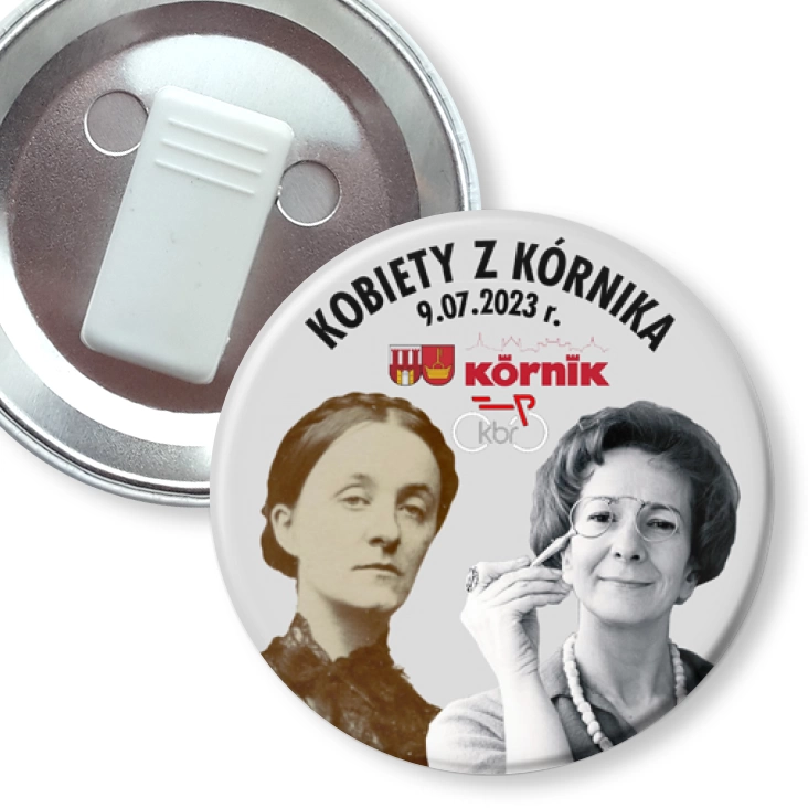 przypinka z żabką Kobiety z Kórnika