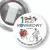 Przypinka z żabką Koło wkoło Gminy Borzechów