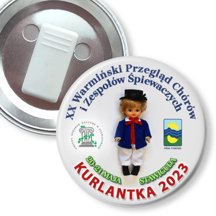 przypinka z żabką Kurlantka 2023