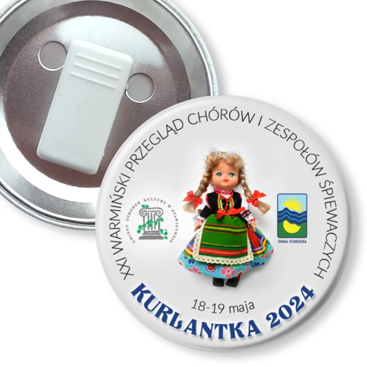 przypinka z żabką Kurlantka 2024