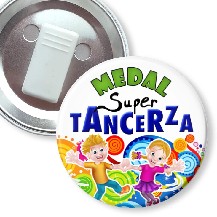 przypinka z żabką Medal Super Tancerza