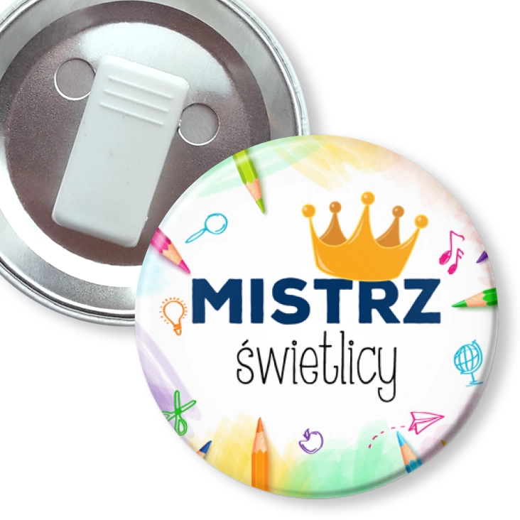 przypinka z żabką Mistrz świetlicy