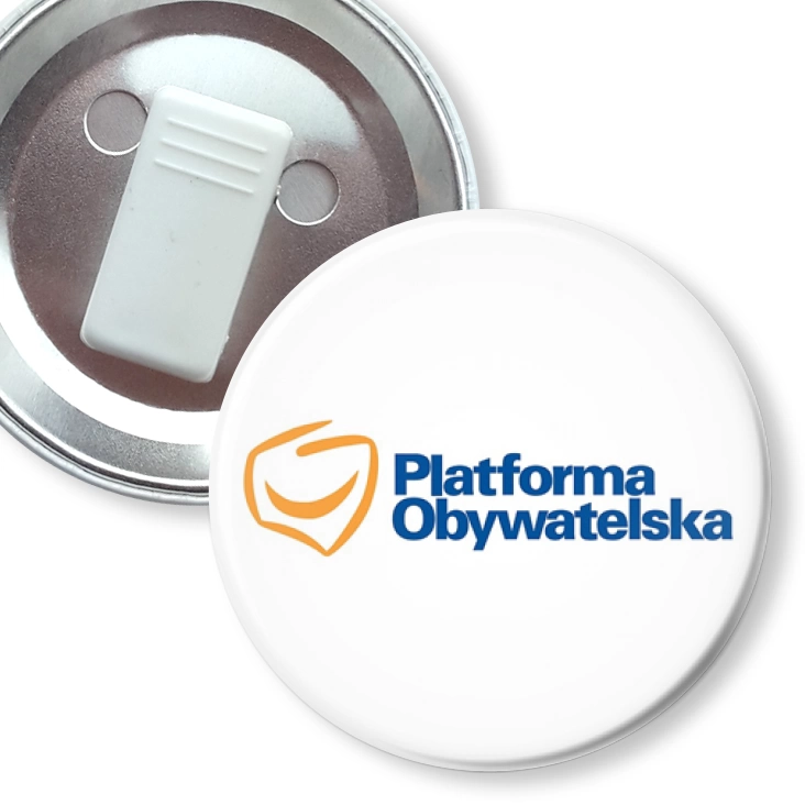 przypinka z żabką Platforma Obywatelska PO