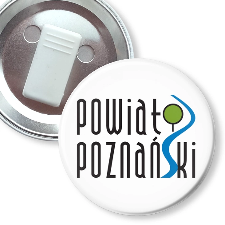 przypinka z żabką Powiat Poznański