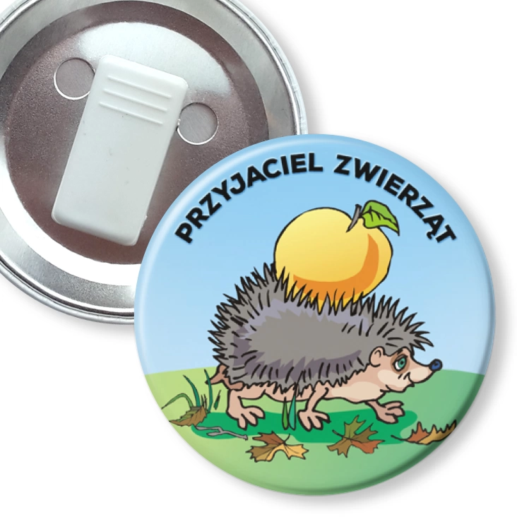 przypinka z żabką Przyjaciel zwierząt