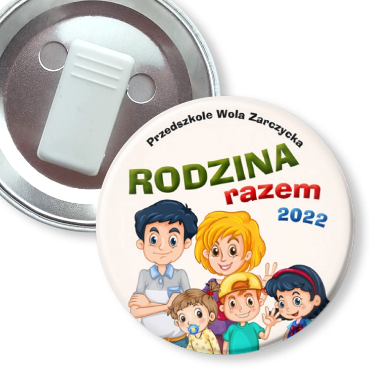 przypinka z żabką Rodzina Razem 2022