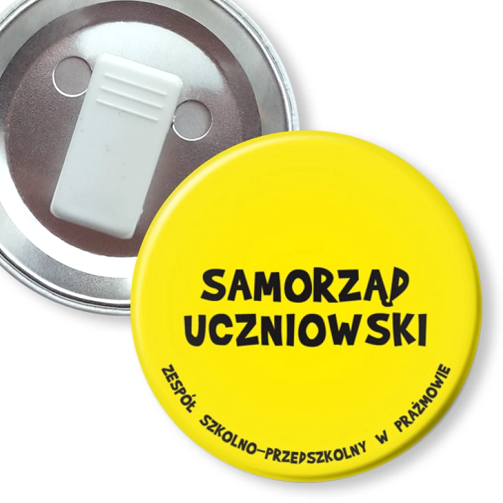 przypinka z żabką Samorząd Uczniowski Zespół Szkolno-Przedszkolny w Prażmowie