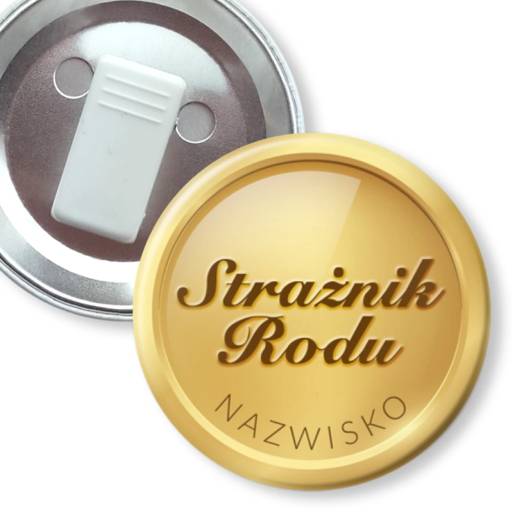 przypinka z żabką Strażnik Rodu