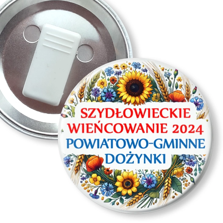 przypinka z żabką Szydłowieckie Wieńcowanie 2024