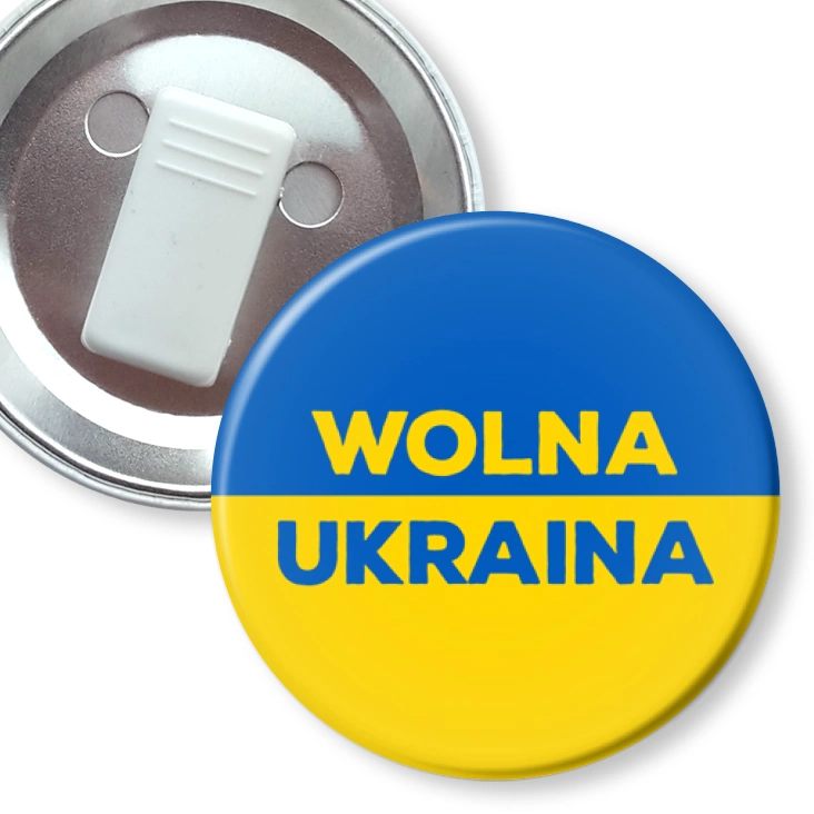 przypinka z żabką Wolna Ukraina