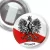 Przypinka z żabką Wronów orzeł