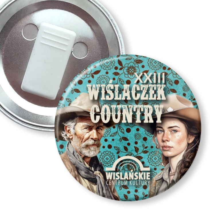 przypinka z żabką XXIII Wiślaczek Country