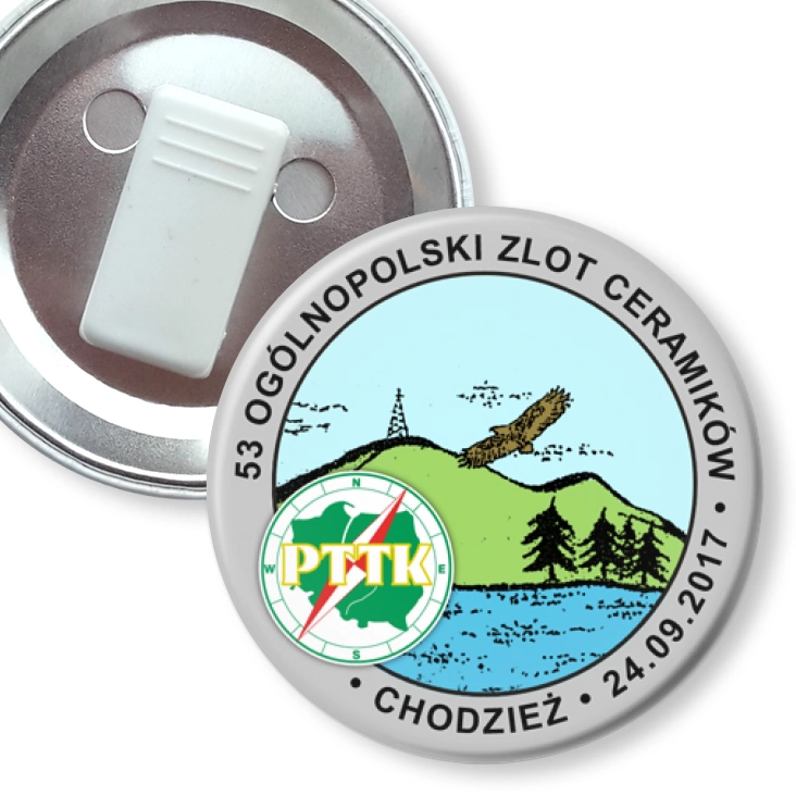 przypinka z żabką 53 Ogólnopolski Zlot Ceramików