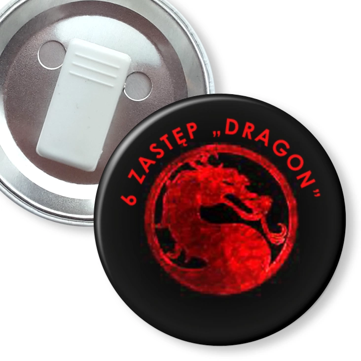 przypinka z żabką 6 zastęp Dragon
