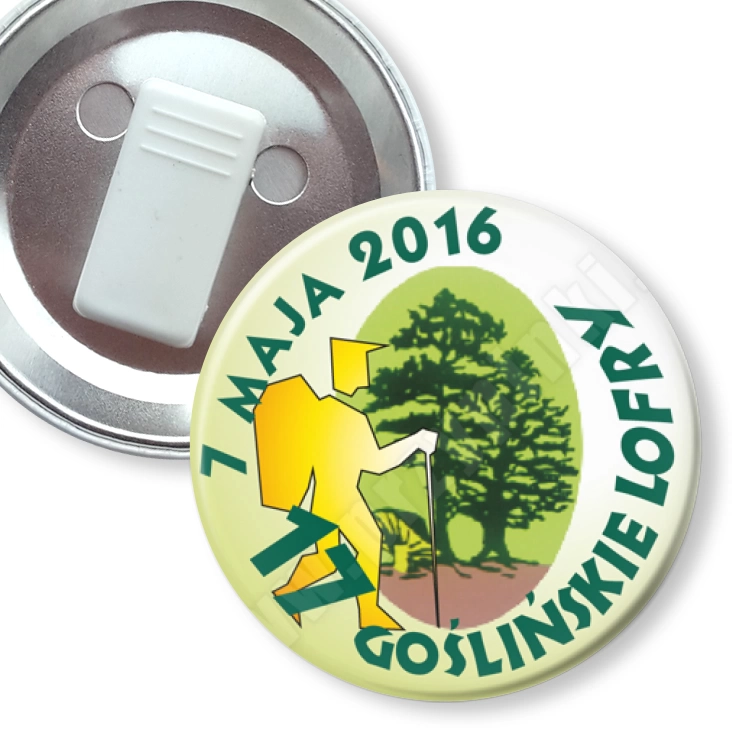 przypinka z żabką 17 Goślińskie Lofry