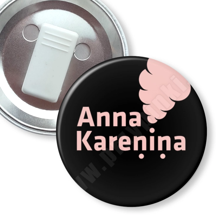przypinka z żabką Anna Karenina