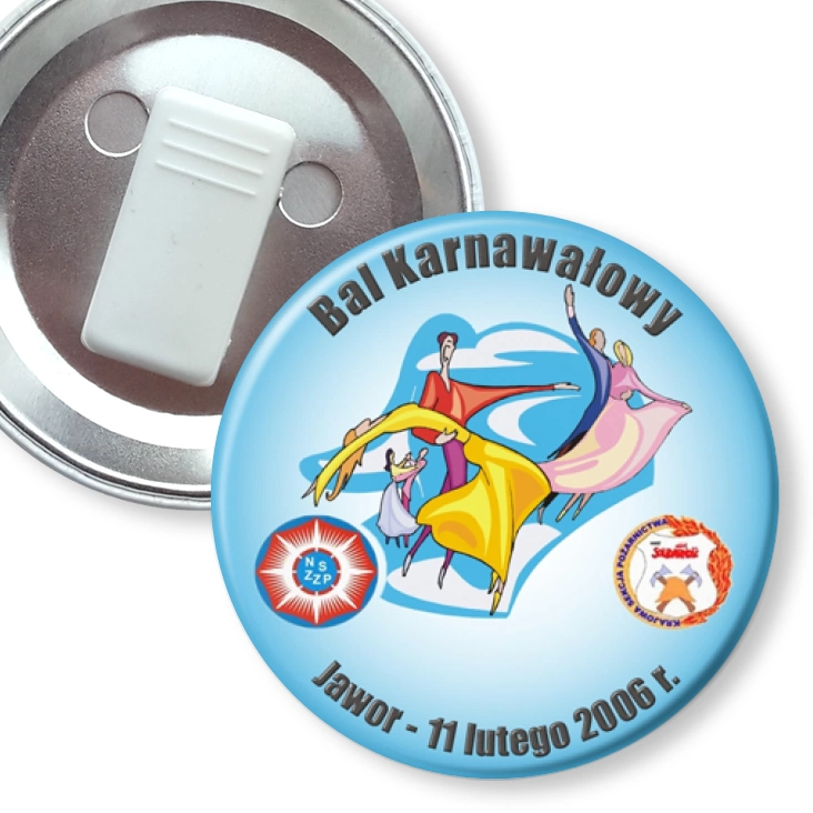 przypinka z żabką Bal Karnawałowy 2006
