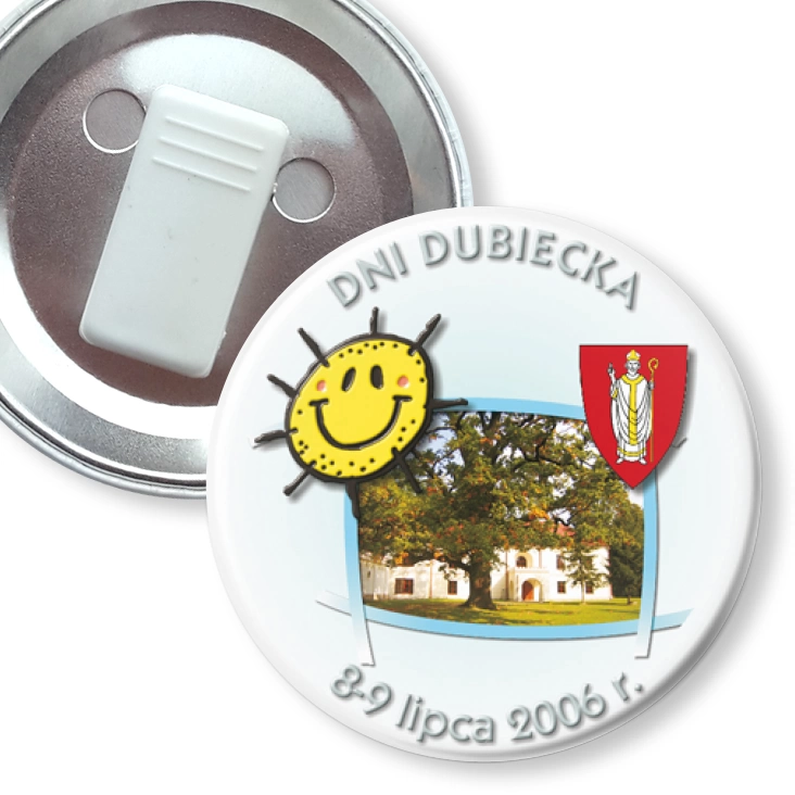 przypinka z żabką Dni Dubiecka 2006