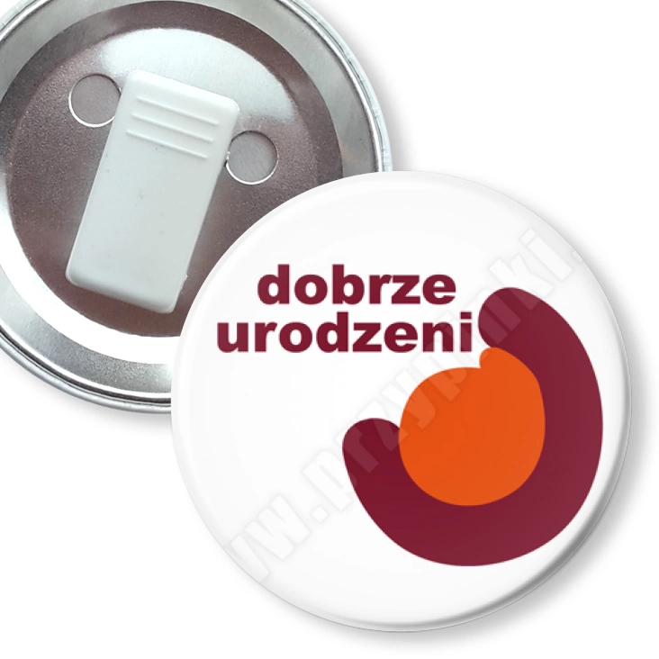 przypinka z żabką Dobrze urodzeni