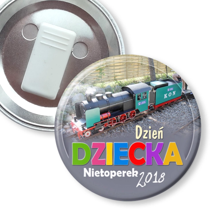 przypinka z żabką Dzień Dziecka 2018