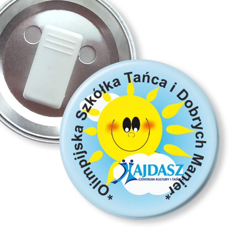 przypinka z żabką Hajdasz