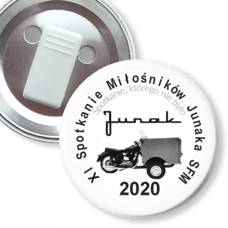 przypinka z żabką Junak 2020