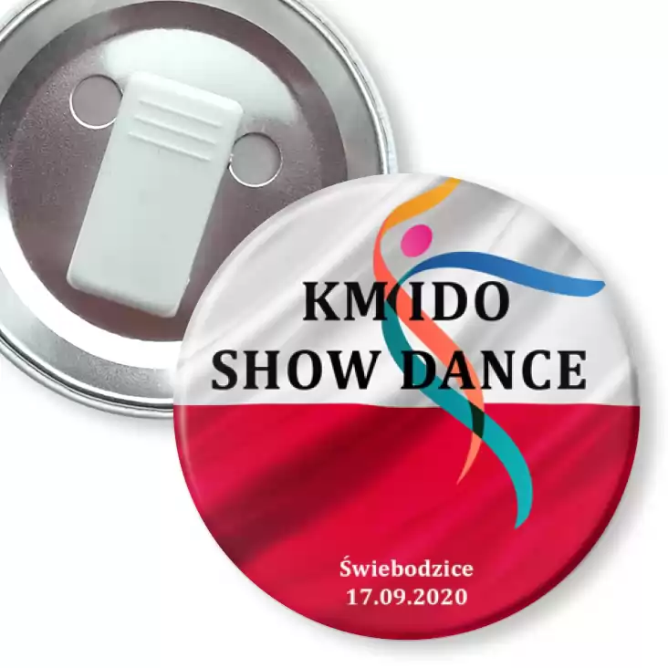 przypinka z żabką KM IDO Show Dance