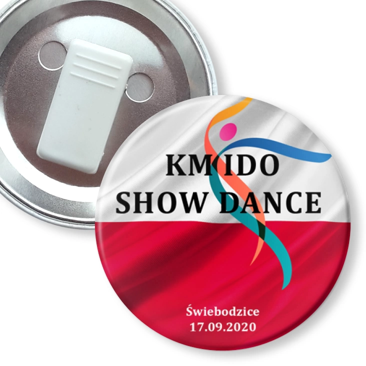 przypinka z żabką KM IDO Show Dance