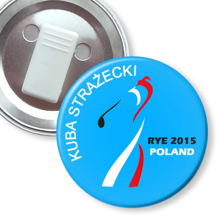 przypinka z żabką Kuba Polska