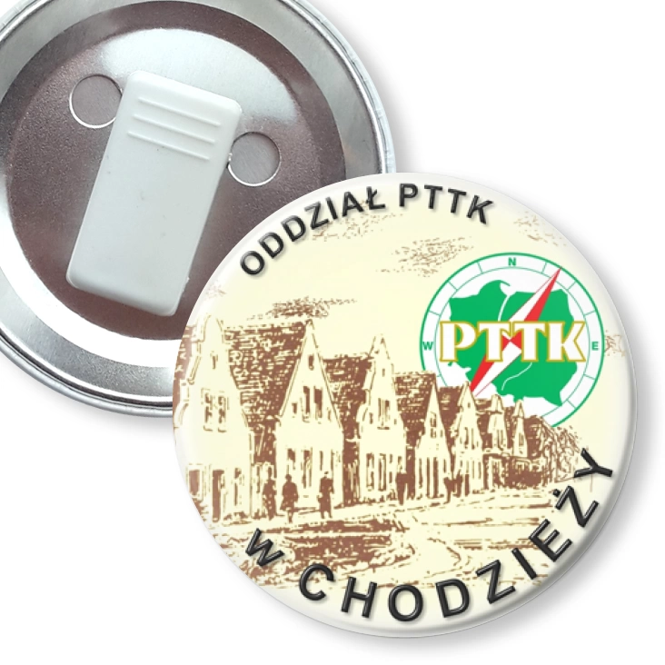 przypinka z żabką Oddział PTTK w Chodzieży