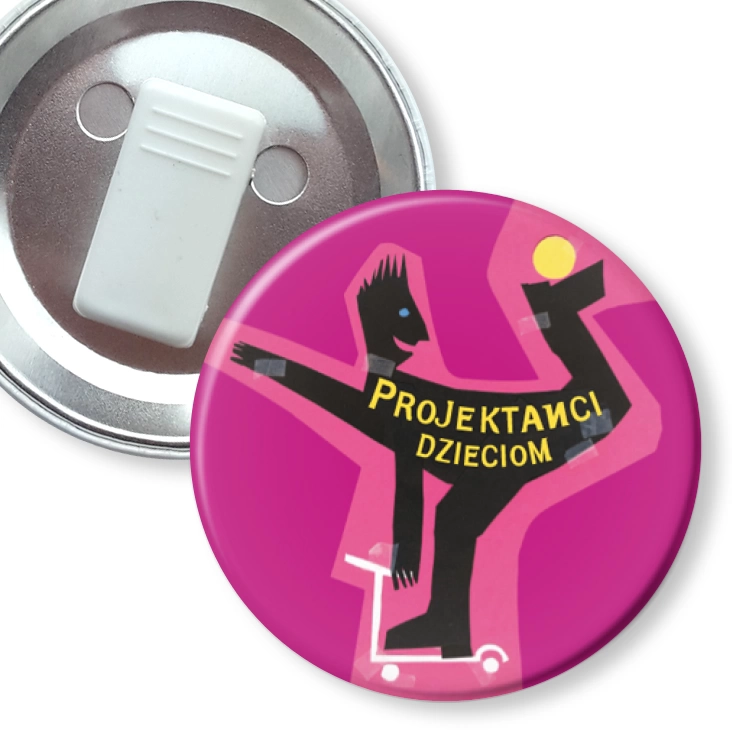 przypinka z żabką Projektanci dzieciom A