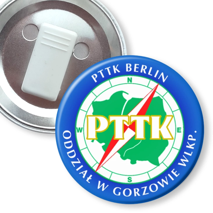 przypinka z żabką PTTK Berlin w Gorzowie Wlkp.