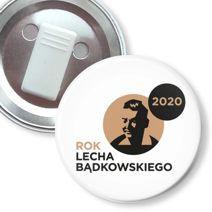 przypinka z żabką 2020 Rok Lecha Bądkowskiego