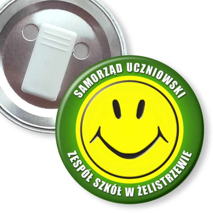przypinka z żabką Samorząd Uczniowski