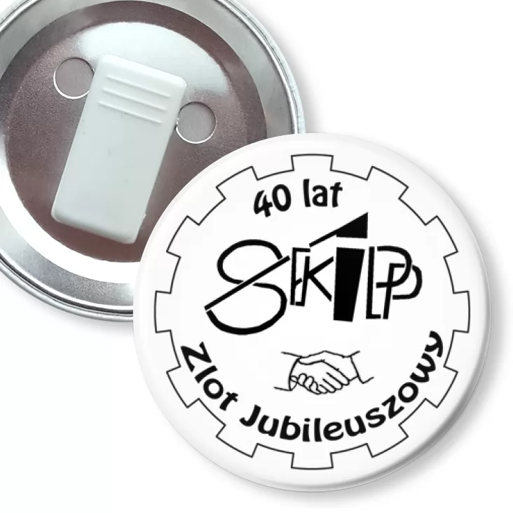 przypinka z żabką SKIP Zjazd Jubileuszowy