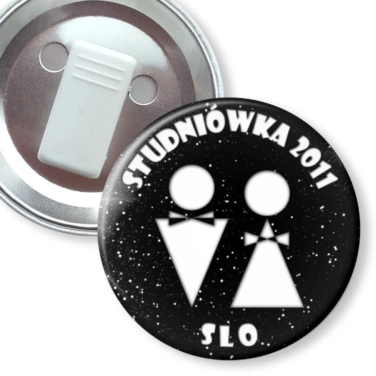 przypinka z żabką SLO - Studniówka 2011