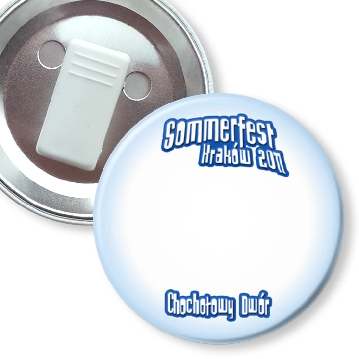 przypinka z żabką Sommerfest - Kraków 2011
