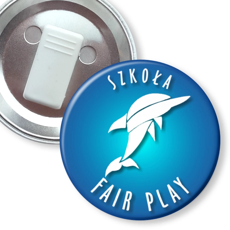 przypinka z żabką Szkoła Fair Play