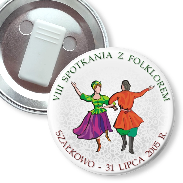przypinka z żabką VIII Spotkania z folklorem
