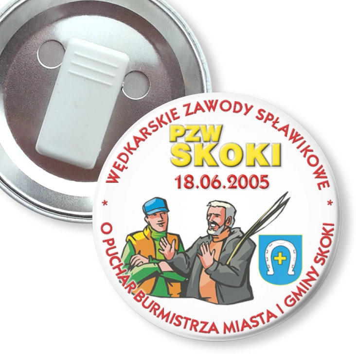 przypinka z żabką Wędkarskie Zawody Spławikowe 2005