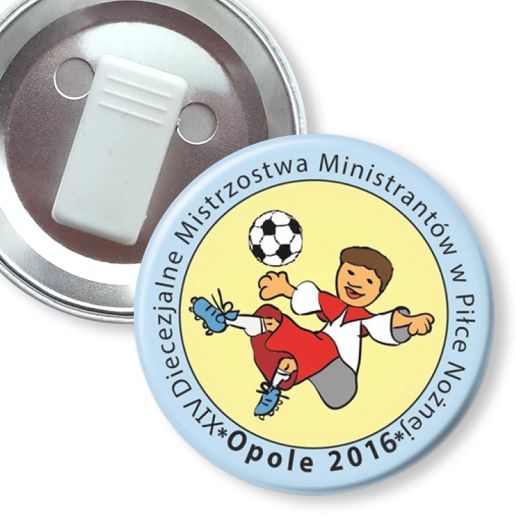 przypinka z żabką XIV Diecezjalne Mistrzostwa Ministrantów