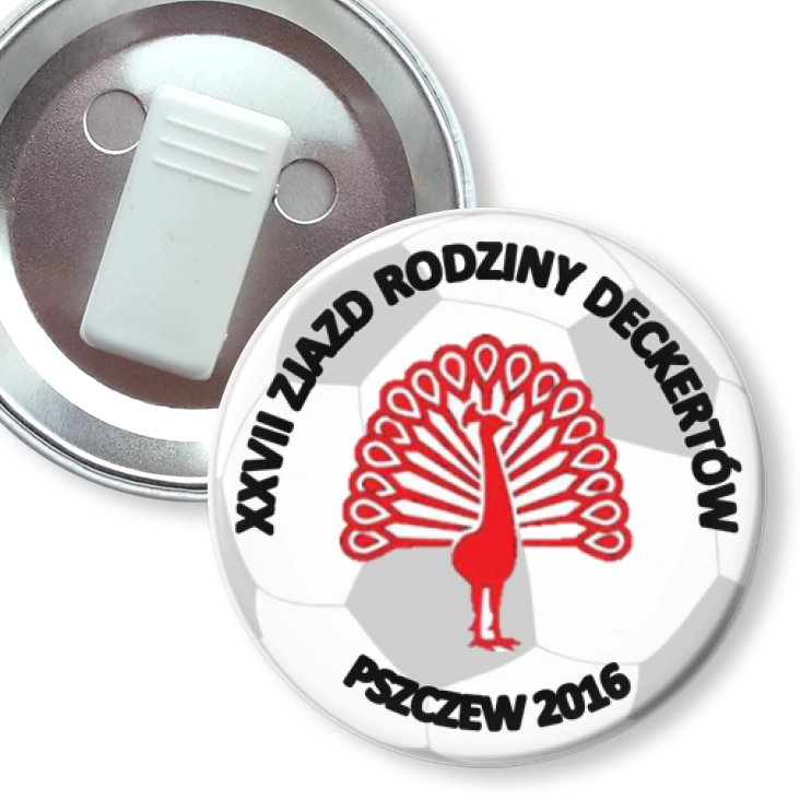 przypinka z żabką XXVII zjazd rodzinny