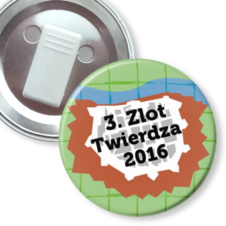 przypinka z żabką 3. Zlot Twierdza 2016