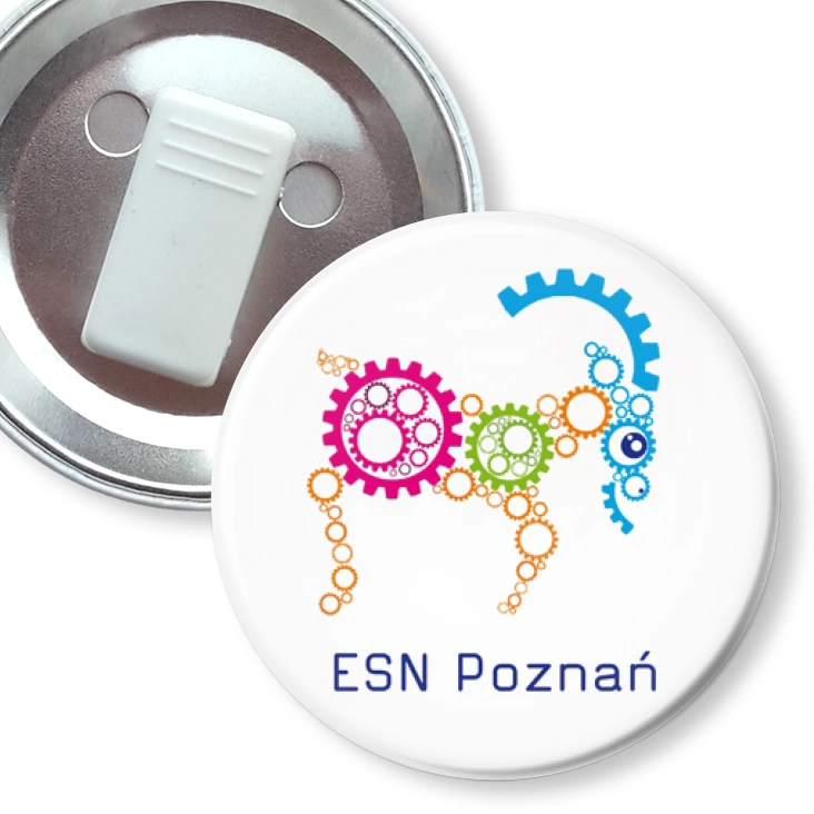 przypinka z żabką ESN Poznań - Politechnika Poznańska
