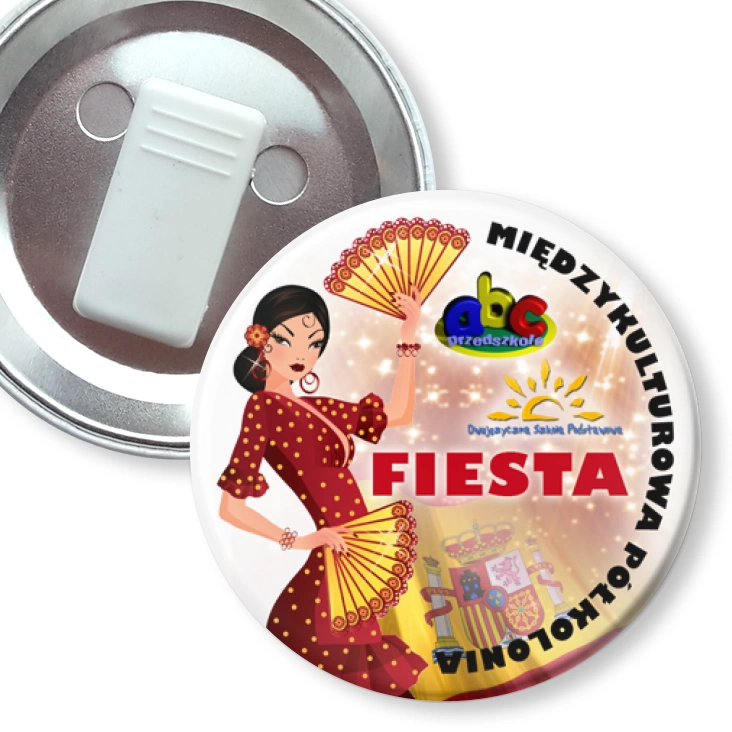 przypinka z żabką Fiesta